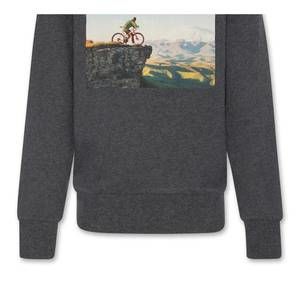 NEW AO76 kids bike sweater in heather charcoal